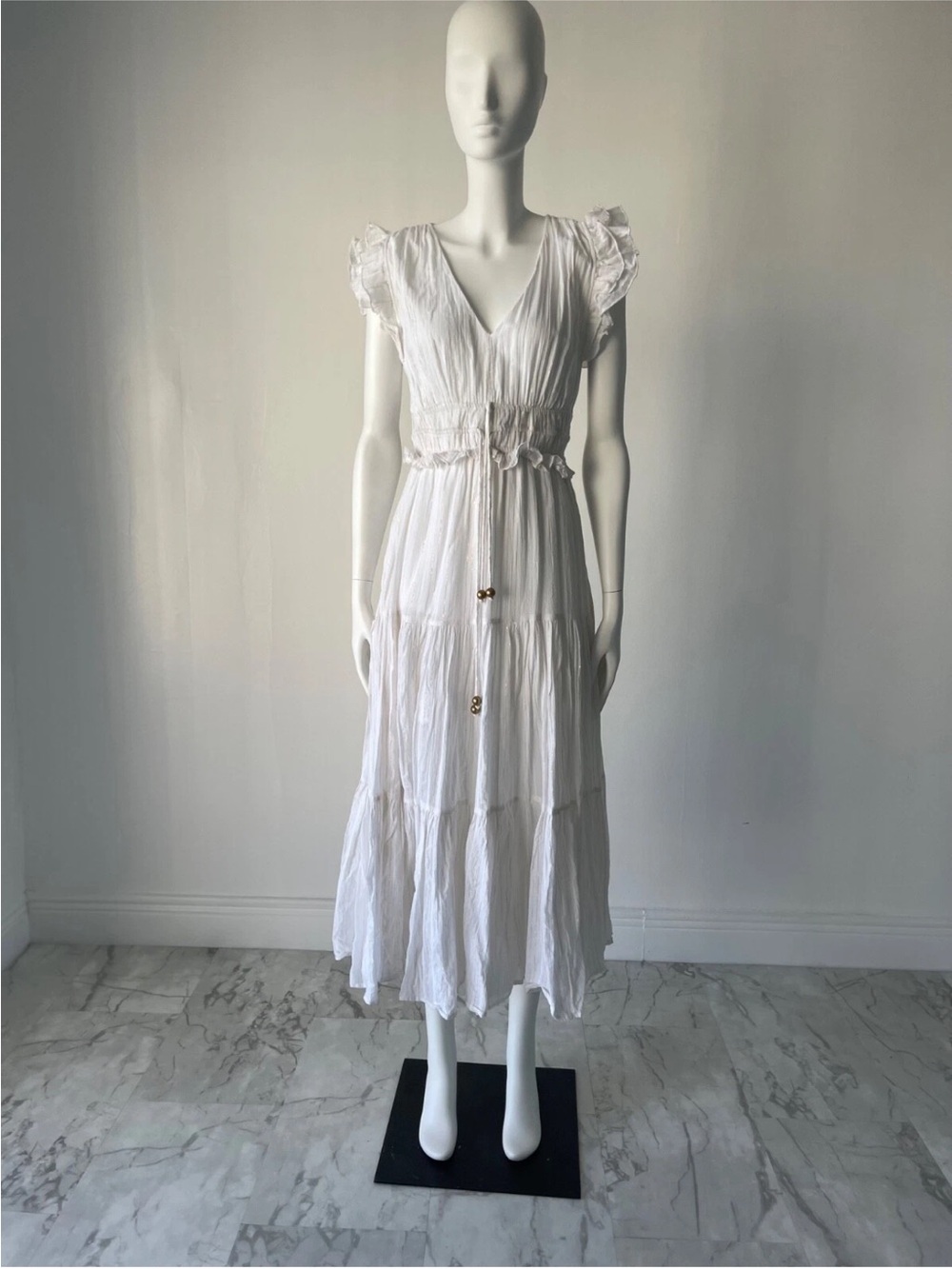 KARINA GRIMALDI KARLA Metallic Woman's Dress